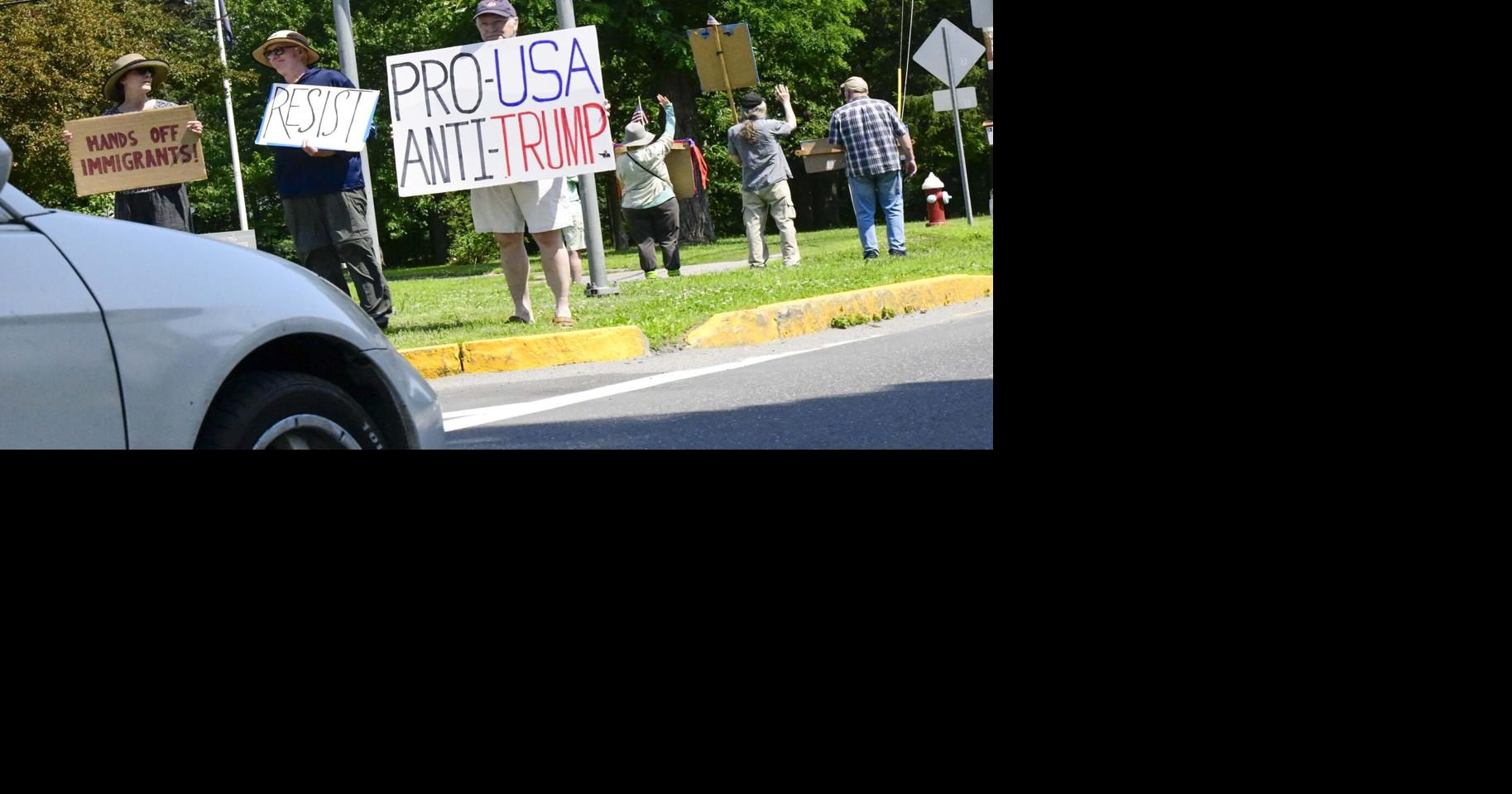 Weekly protest reacts to national rulings
