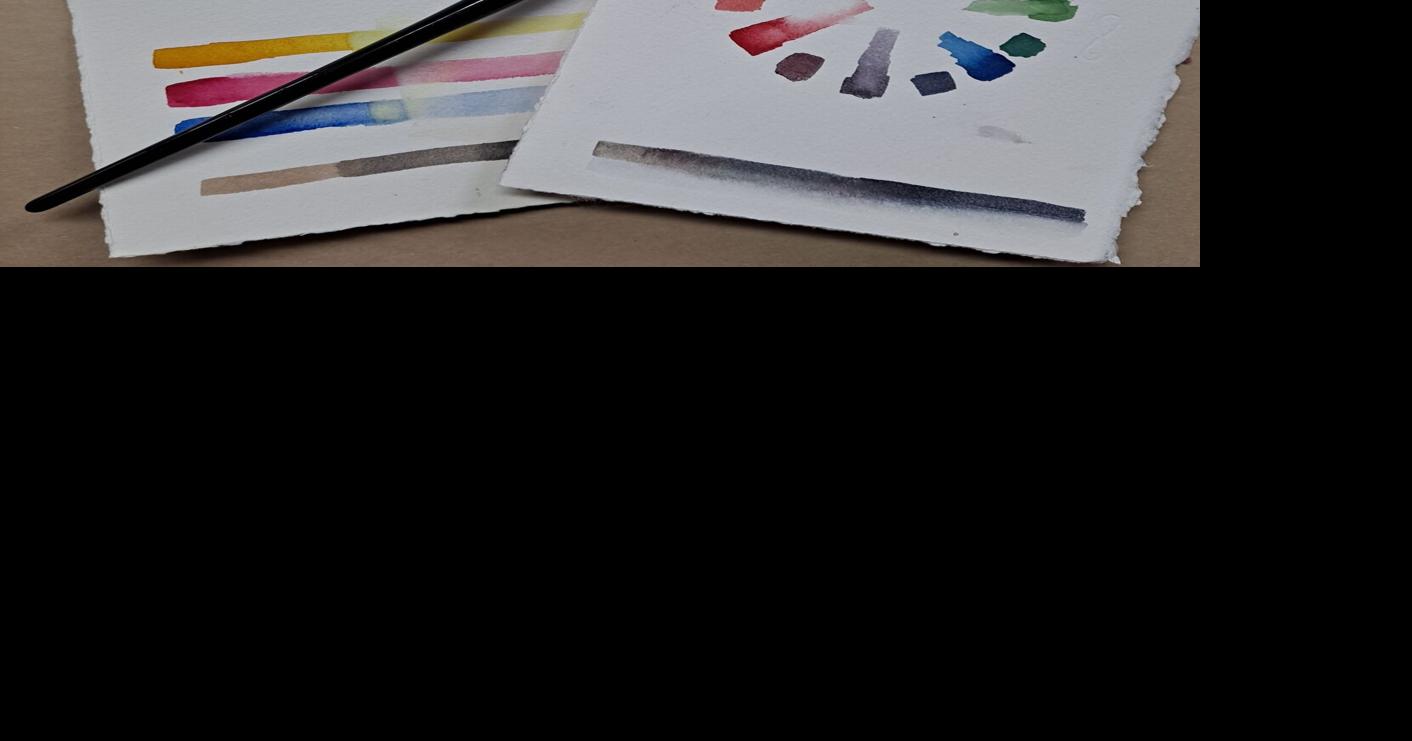 Colored pencil demo, watercolor planned Entertainment