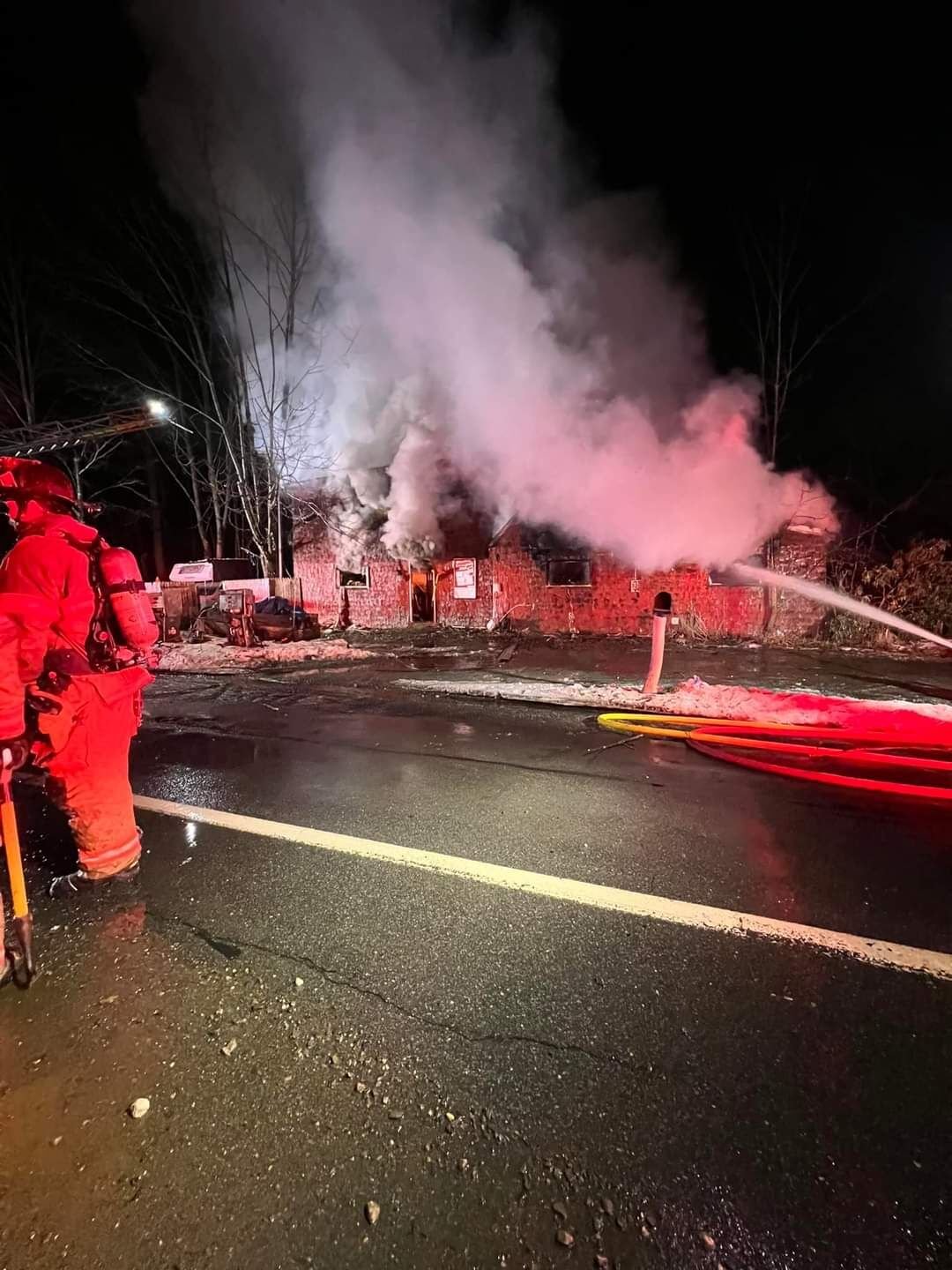 Early Morning Fire Levels Putney Home, Injures Homeowner; Fire Blamed ...