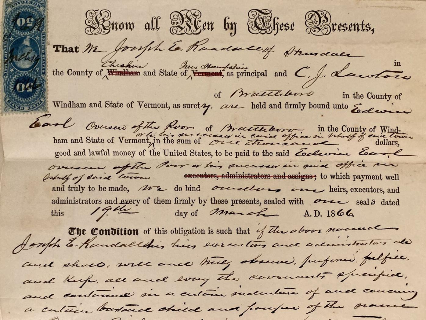 Vermont outlawed slavery, but some forms of bondage remained History