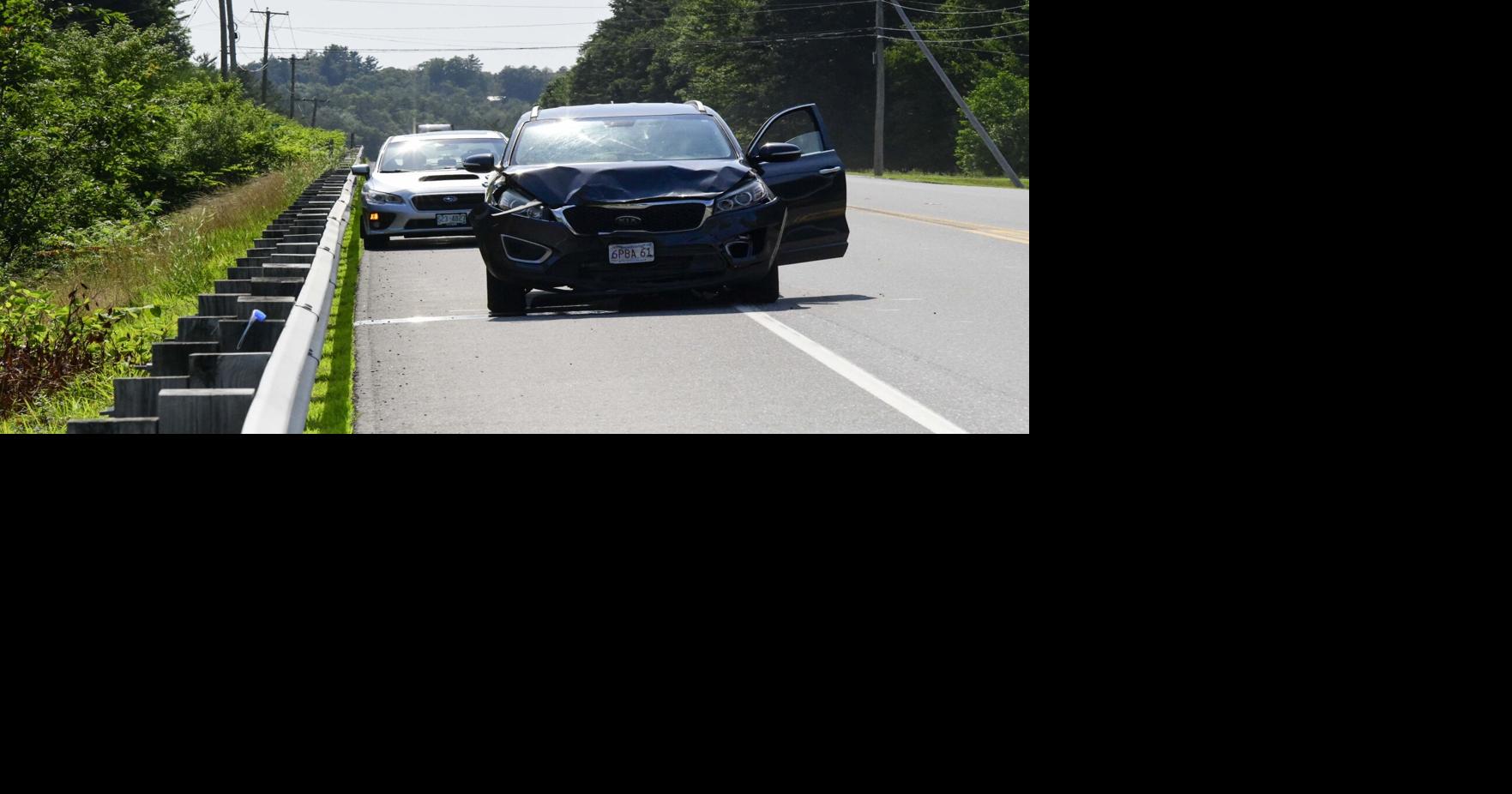 No injuries after a two-vehicle crash on Route 9