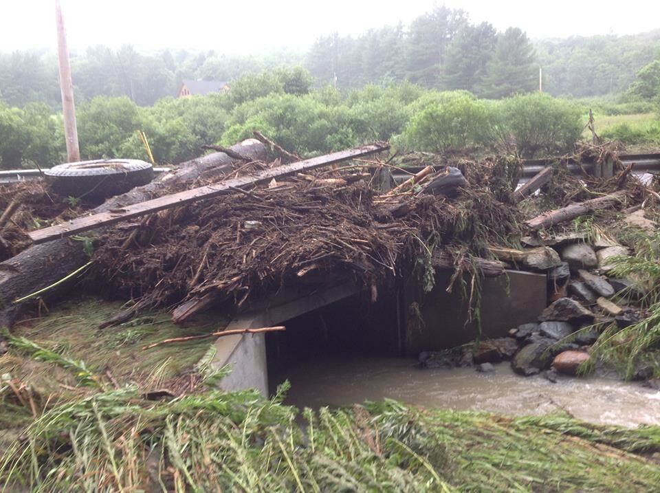 Beaver dam collapses, washes out Brookline road Local News