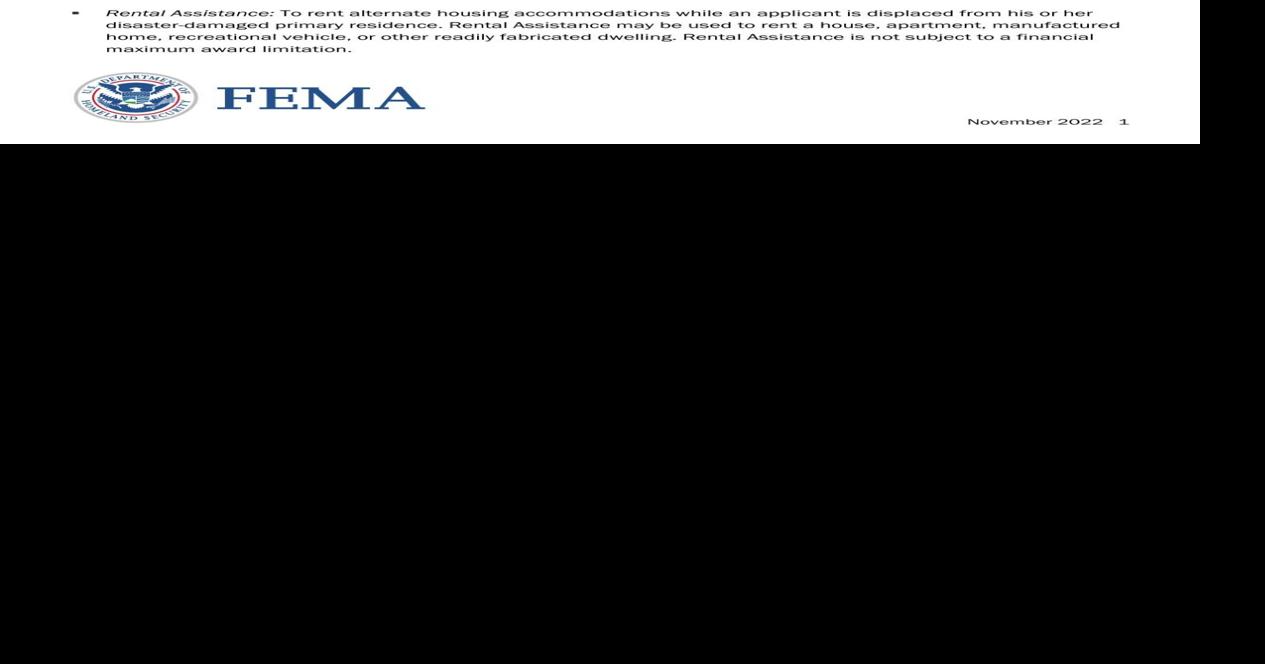 FEMA Fact Sheet