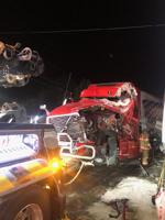 Route 9 tractor trailer crash results in serious injuries