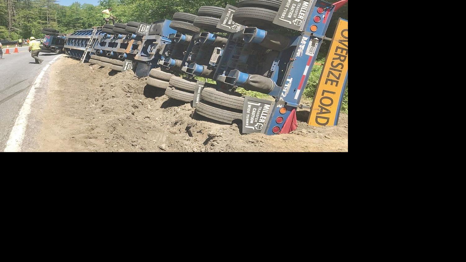 Truck carrying empty nuclear waste cask crashes Local