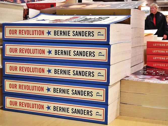 Sanders' book tour skims past Vermont