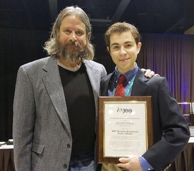 High school journalist receives national recognition