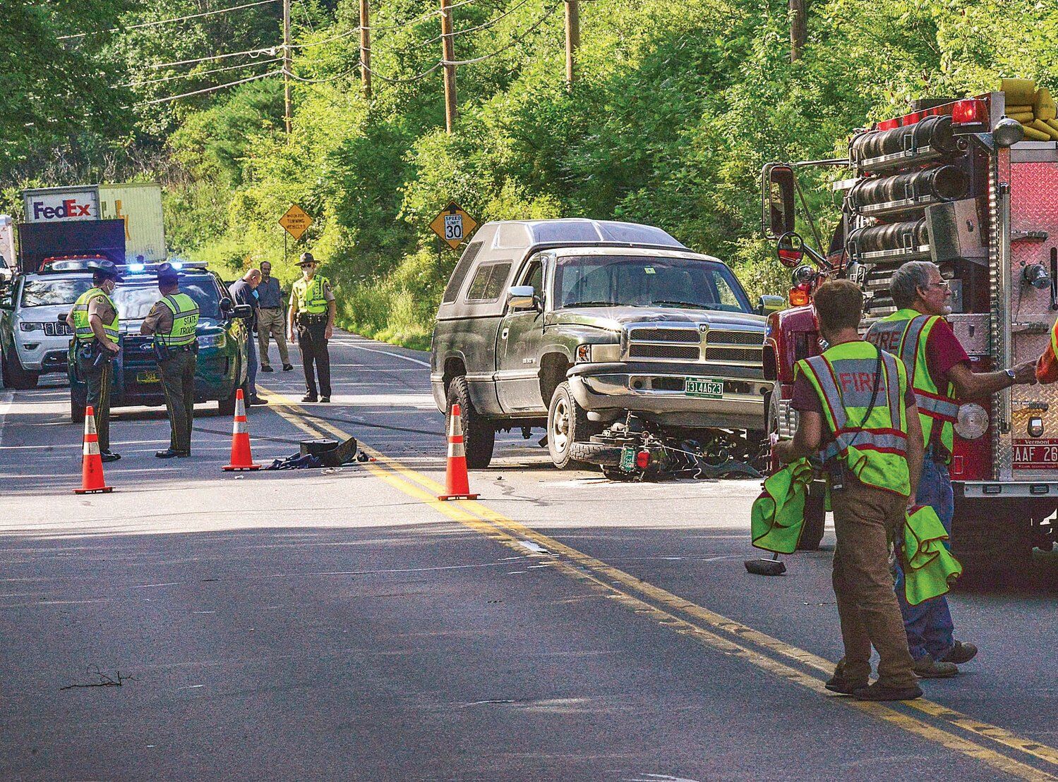 One Injured In 2-vehicle Crash | Local News | Reformer.com