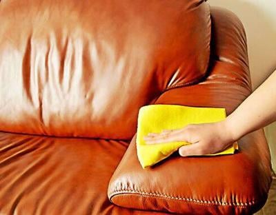 Life Hack: Clean your leather furniture with vinegar