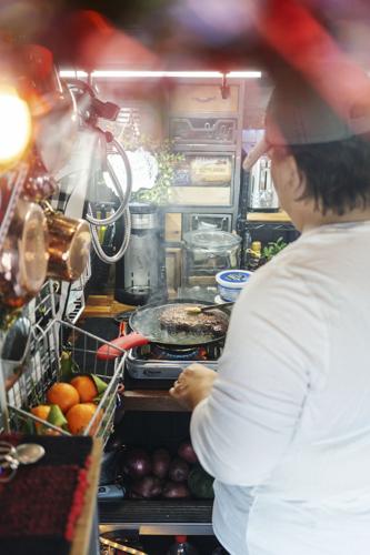 A Holiday Feast, Cooked in the Cab of a Truck