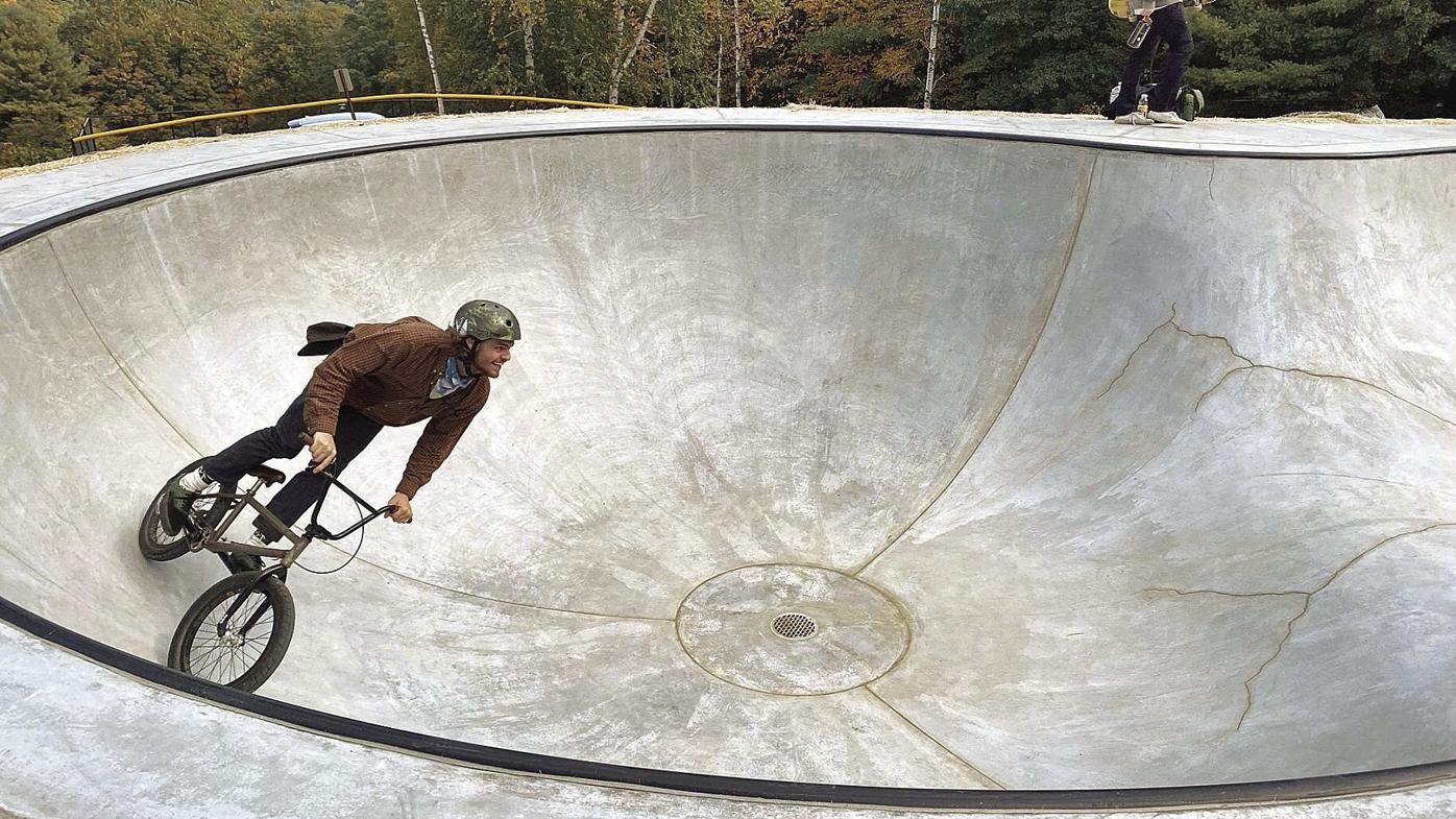 twists and turns leads to Perseverance Skatepark