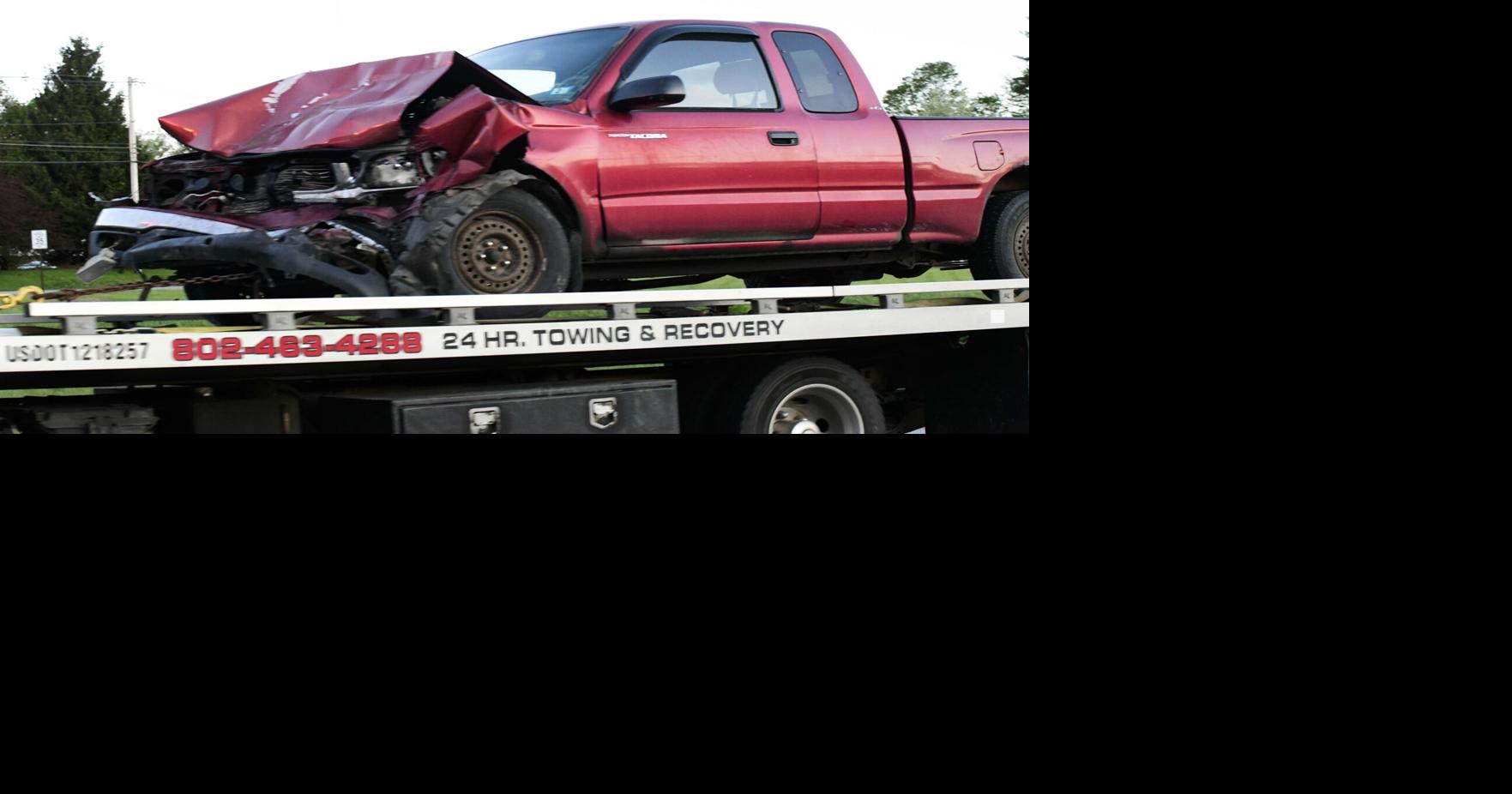 Minor injuries after two-vehicle crash on Route 12