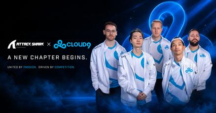 ATTACK SHARK Announces Strategic Partnership with Cloud9 Esports' League of Legends Team
