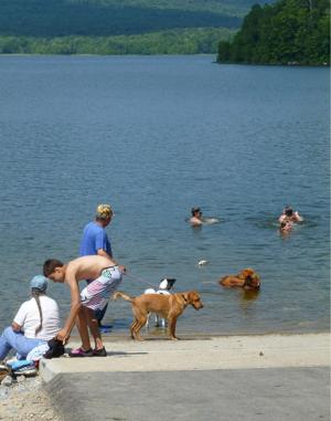 Fires and swimming prohibited at fishing access areas