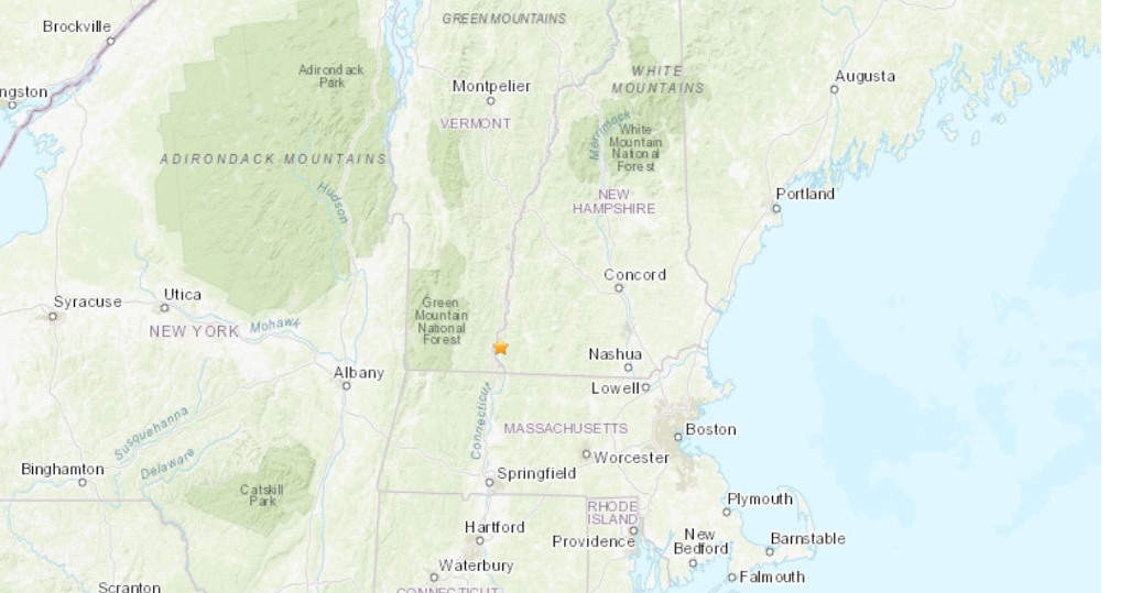 An earthquake was detected, with its epicenter in West Chesterfield  local news