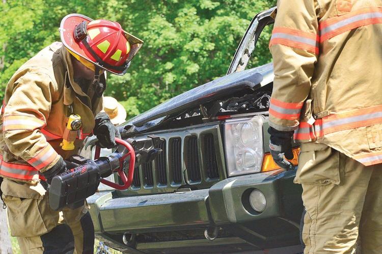 Photos: Vehicle fire draws quick response