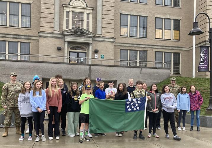 Bellows Falls students give care packages to National Guard soldiers