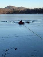 Man rescued after falling through ice at Retreat Meadows