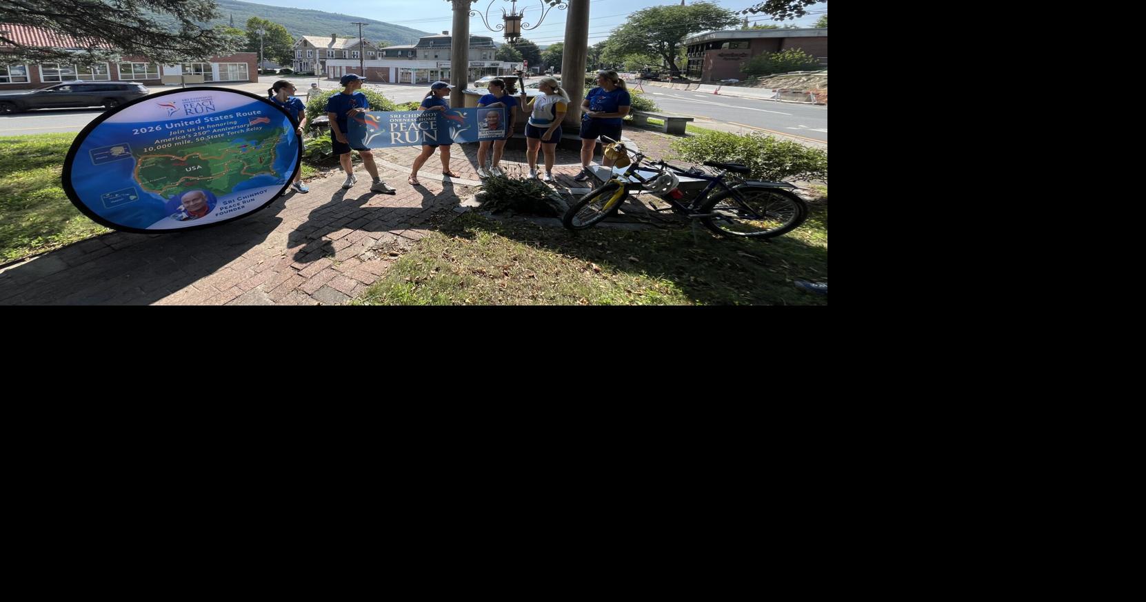 'Steps add up' as Peace Run stops in Vermont