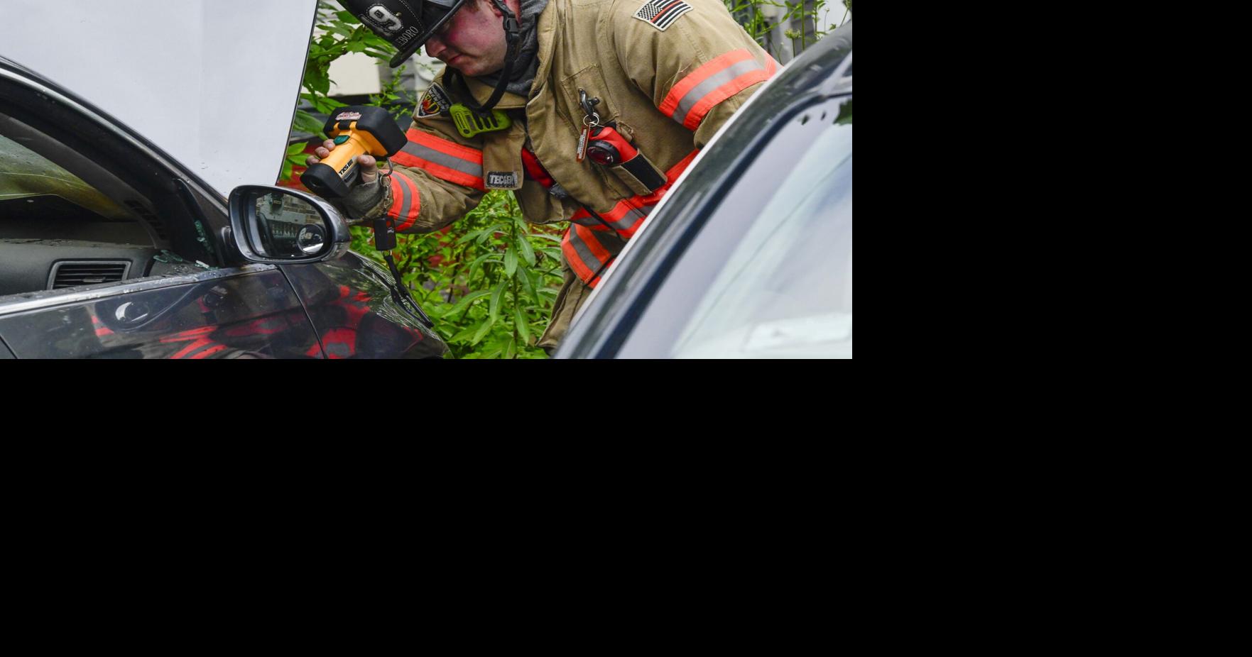 Vehicle fire near building brings first alarm response in Brattleboro