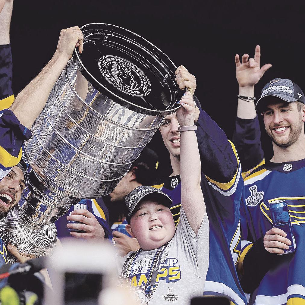 Stanley Cup: St. Louis Blues celebrate with superfan Laila Anderson