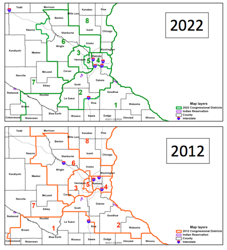 Minnesota Congressional Districts