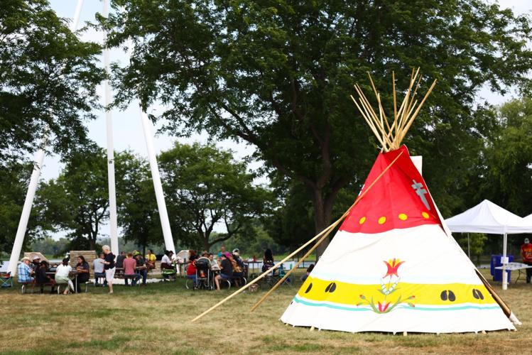 Community tipi represents a story of unity and reconciliation Local