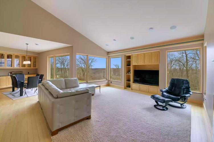 5,000 square feet, custom design home on over 2.5 acres for sale in Hastings, Minnesota