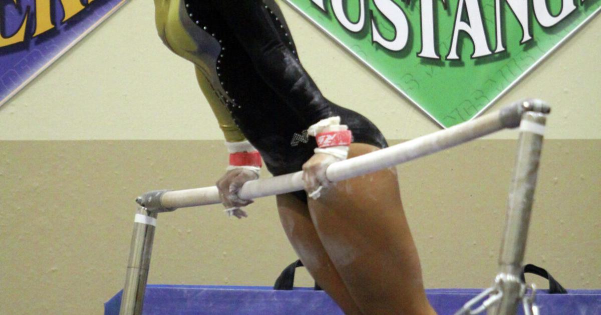 East Ridge gymnastics: Depleted Raptors eke out win over Cretin-Derham ...