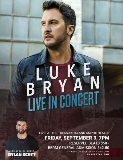 Luke Bryan coming to Treasure Island in September | Things To ...