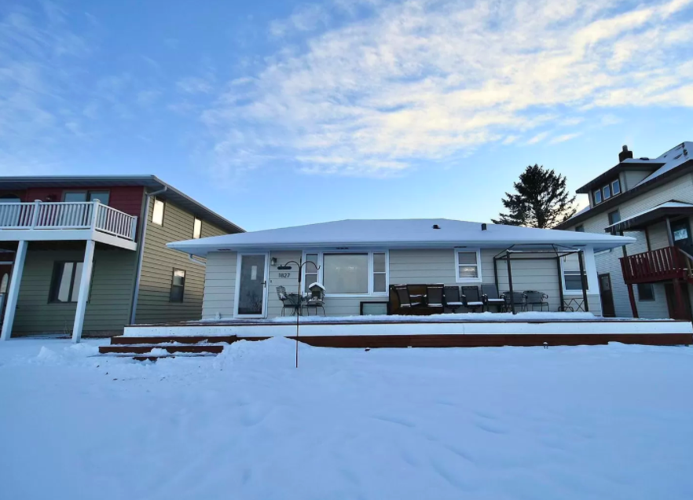 1950s house in Red Wing, Minnesota, has views of Mississippi River Valley