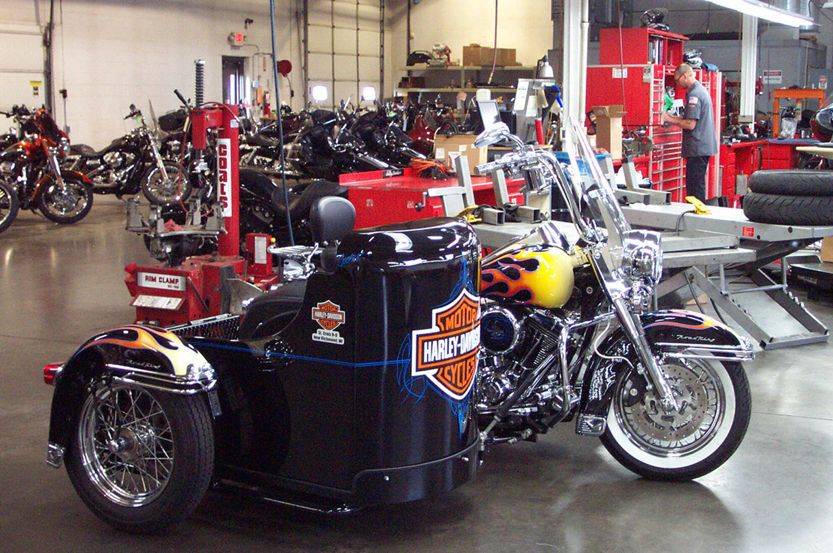 A one of a kind gift for a one of a kind man: Friends build Harley