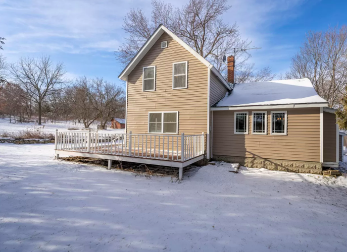 100-year-old farm house on 6 acres for sale in Cannon Falls, Minnesota