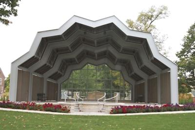 Red Wing bandshell in Central Park