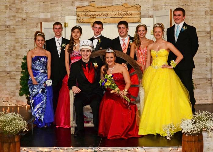 Elmwood High School prom court 2013 Schools republicaneagle com