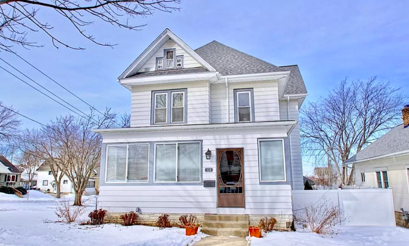 Turn of century home with view of bluffs for sale in Red Wing, Minnesota