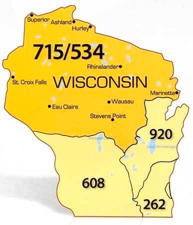 Area codes 715 and 534 - Wikipedia