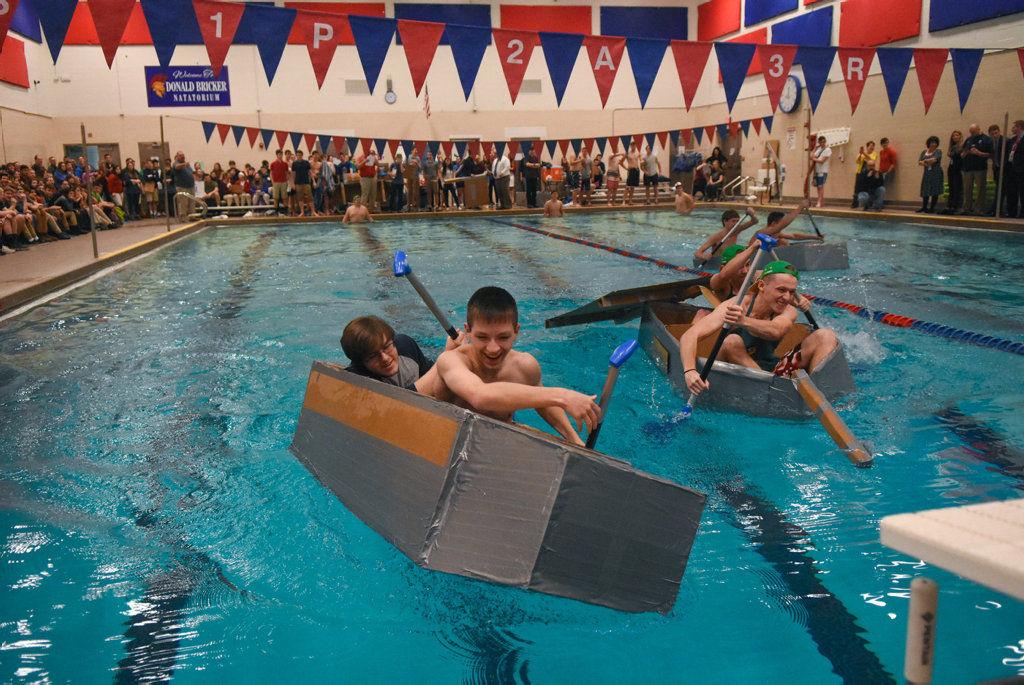North Schuylkill students build cardboard boats for race