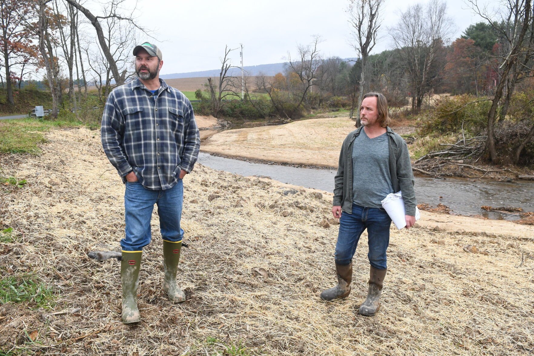 Stream restoration work to benefit Sweet Arrow Lake near Pine