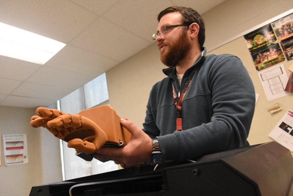 Pine Grove Area classroom explores 3 D printing virtual reality