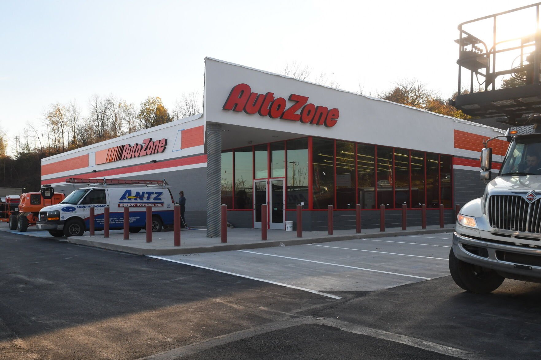 AutoZone near Saint Clair almost completed Business