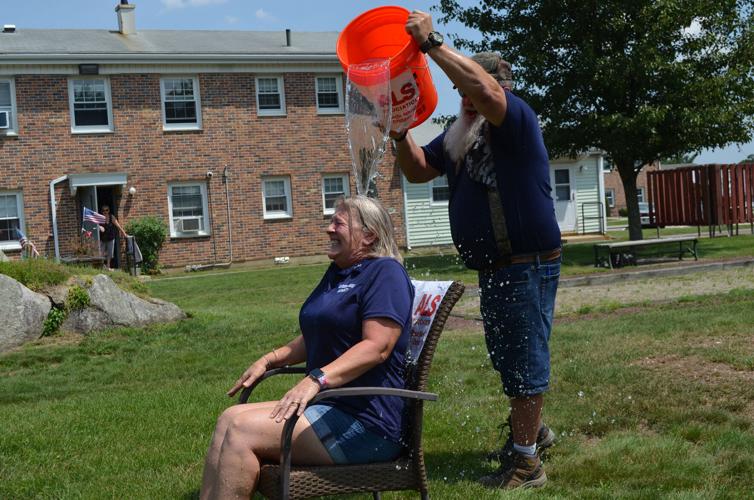 CHA director gets drenched to support ALS Association Rhode Island