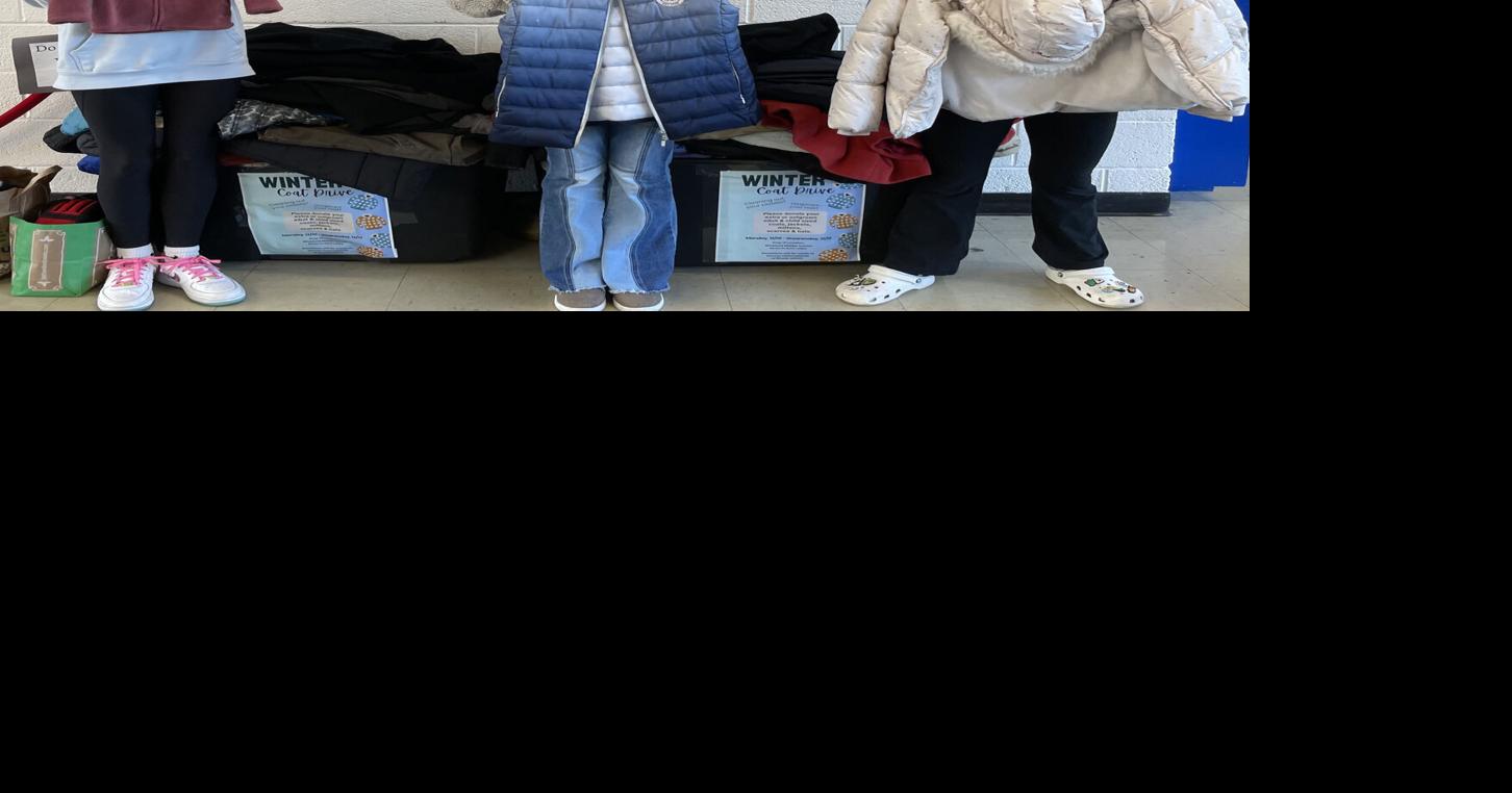 Wickford Middle School completed a successful coat drive in December