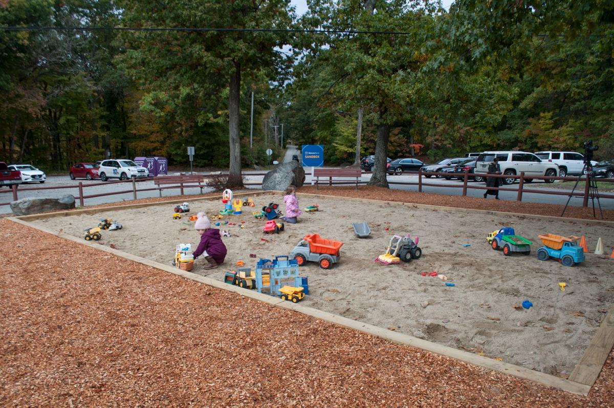 Kent County YMCA, ster Bank cut the ribbon on newly donated sandbox Coventry Courier
