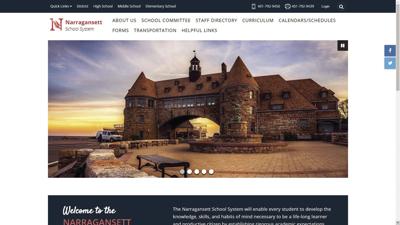 Pier school district launches new websites | Narragansett Times ...