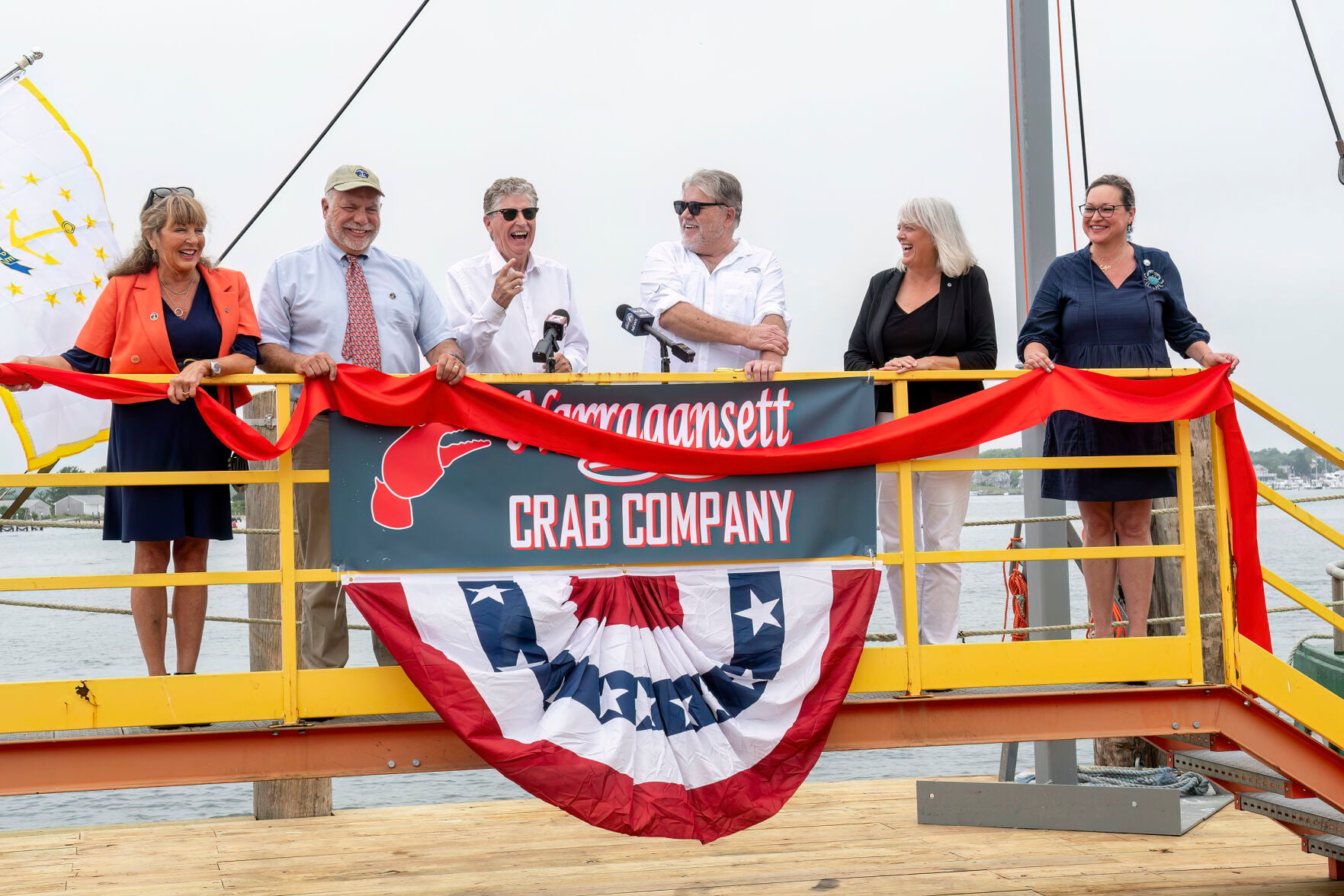 State, local officials celebrate opening of new fishing pier in Galilee ...
