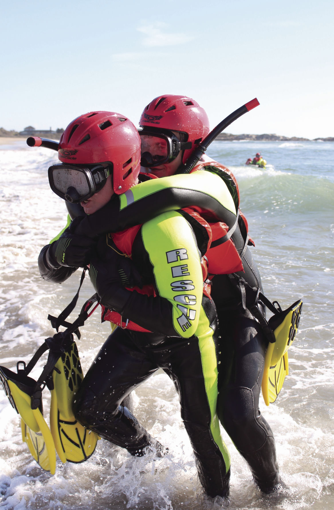 Local Firefighters, Coast Guard Practice Lifesaving Techniques ...