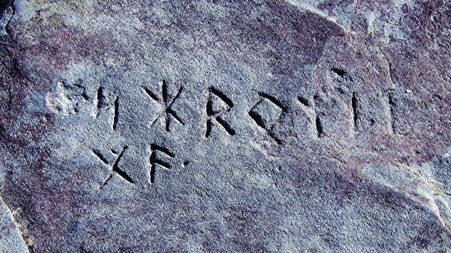 Horizontal Rune Stone Rune Stone officially unveiled in Wickford Village | NK Standard-Times ...