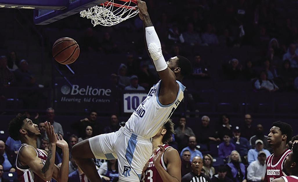 Langevine Hits 1 000 Points In Rhody S Ninth Straight Win