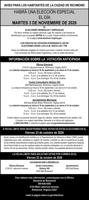 CITY OF RICHMOND- OFFICE OF VOTER REGISTRATION, RICHMOND VOTER REGISTRATION